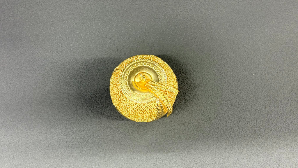 SoCopper Golden Apple — Openwork Brass Keepsake