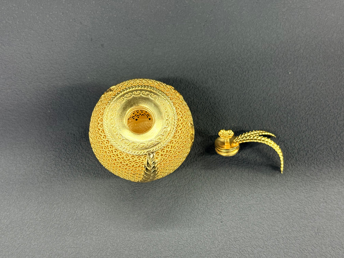 SoCopper Golden Apple — Openwork Brass Keepsake