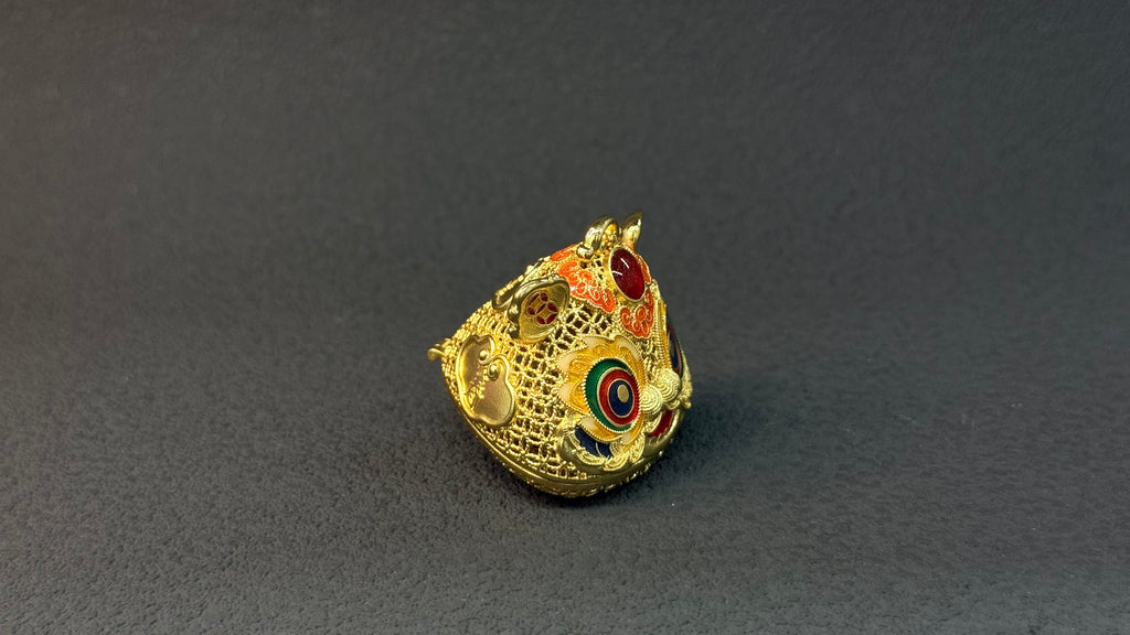 Lucky Lion — Openwork Brass Art Keepsake
