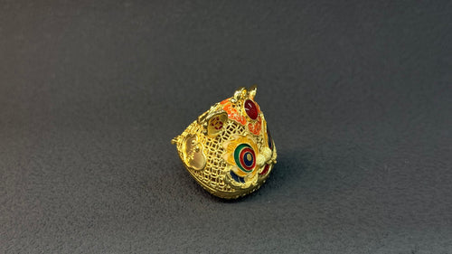 Lucky Lion — Openwork Brass Art Keepsake
