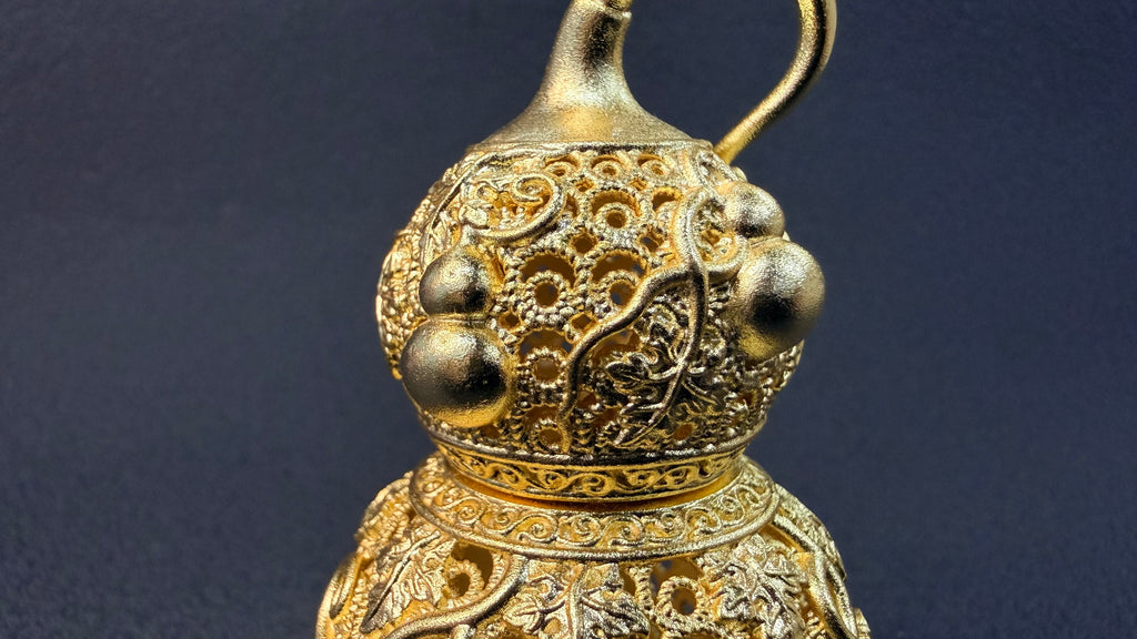 SoCopper Lucky Gourd — Openwork Brass Art Keepsake